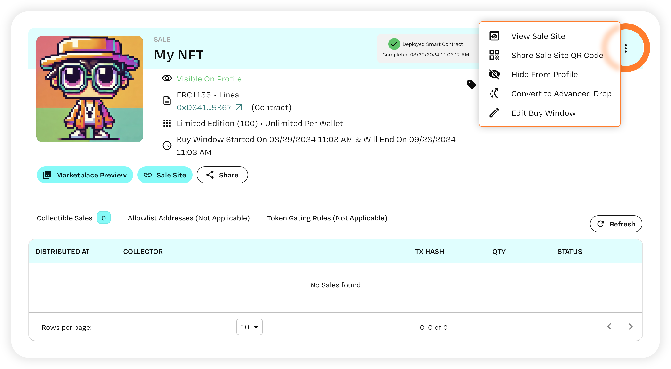 Phosphor Edit Buy Window